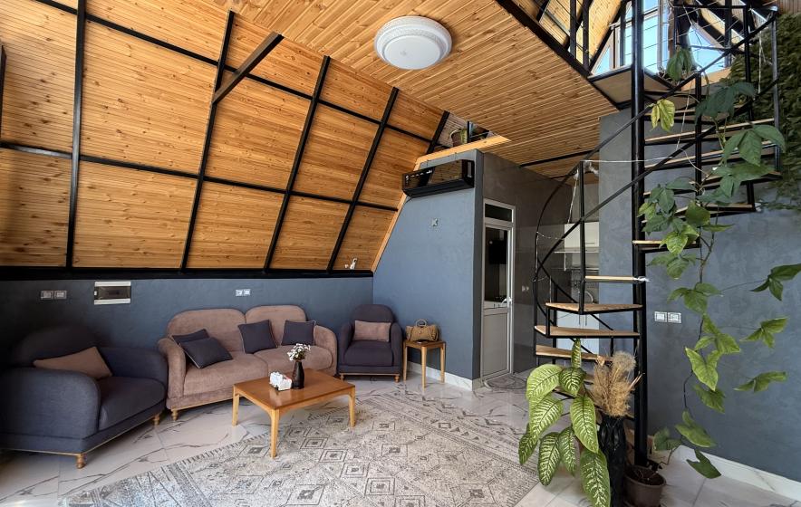 کلبه سوئیسی دو خواب واقع در بیضا 0